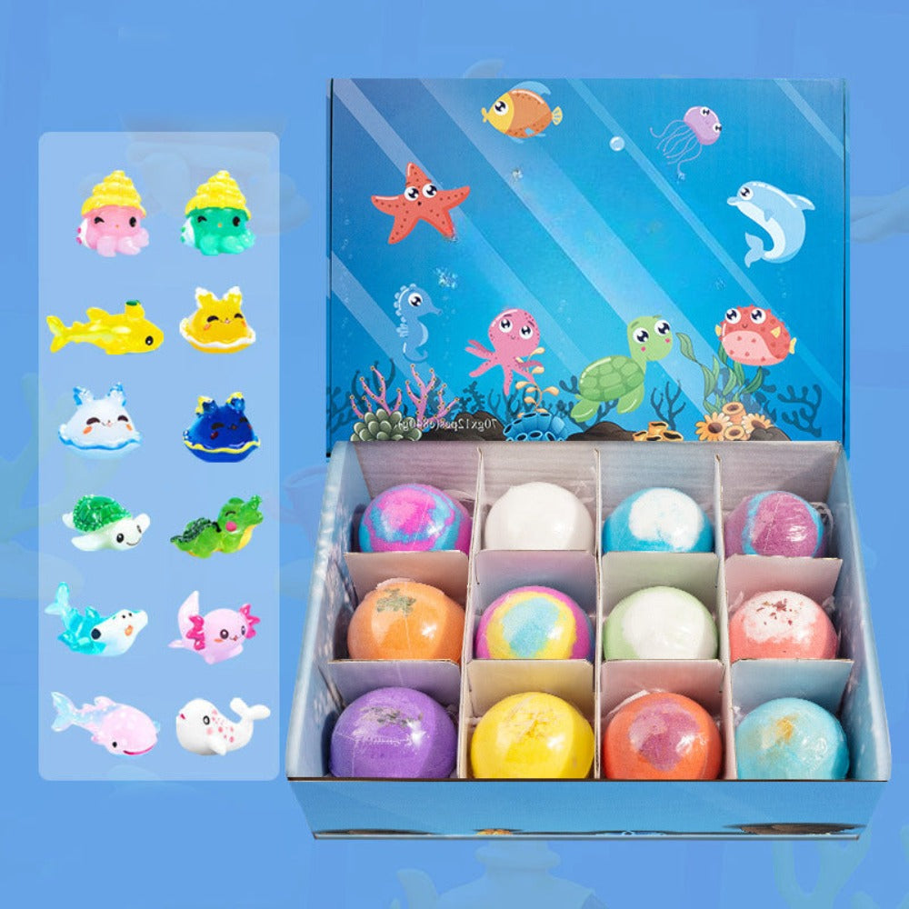 Set de bombas efervescentes para baño sorpresa para niños, segundo día de Pascua