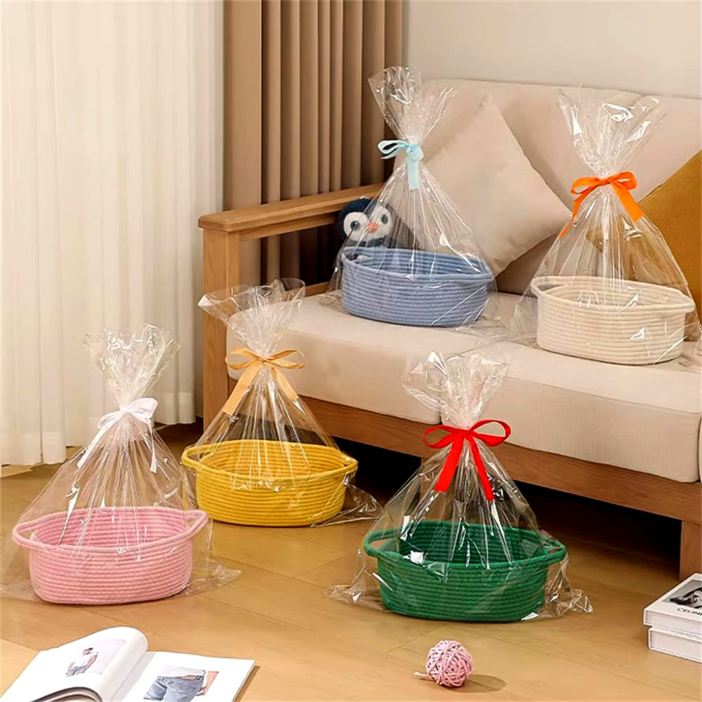 Easter Monday Storage Basket Gift Basket Set Handle Organizer
