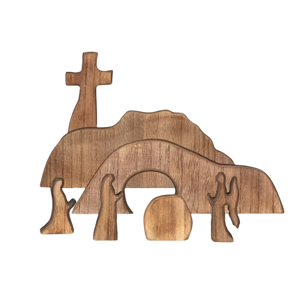 Easter Monday Easter Decoration Resurrection Scene Figure Set