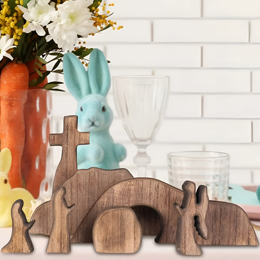 Easter Monday Easter Decoration Resurrection Scene Figure Set