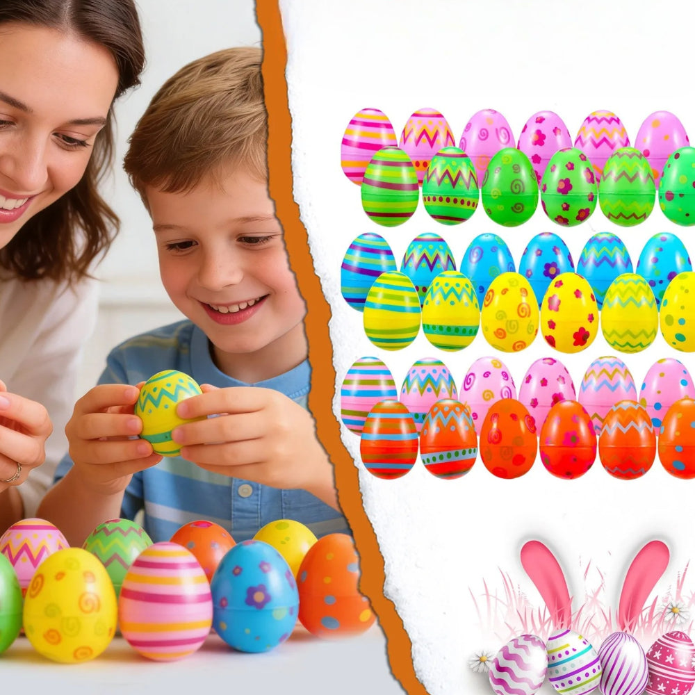 Pasquetta Uova Plastica Riempibili Set Gioco Bambini Decorazioni