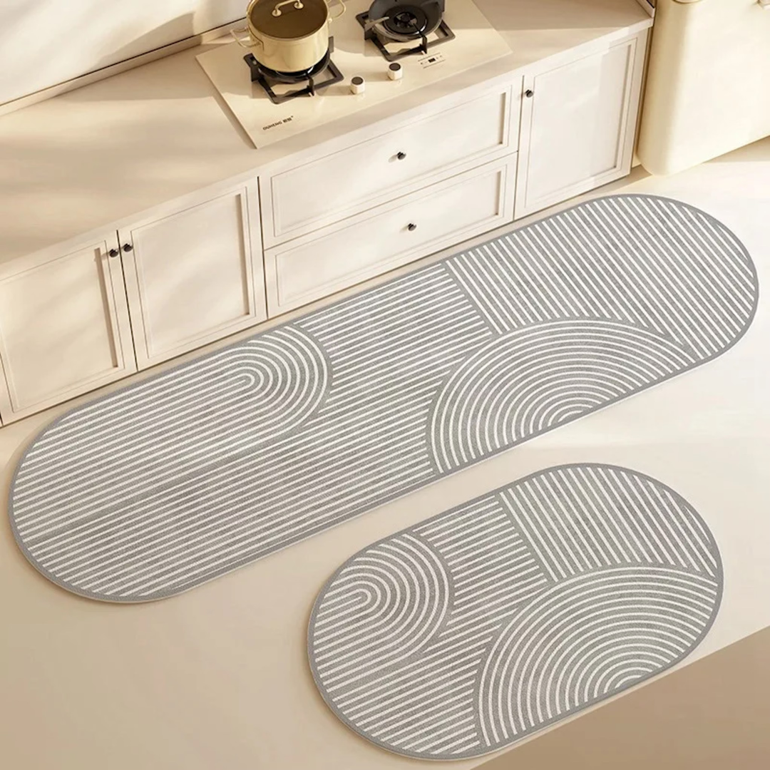 Tappeto Cucina Ultra Assorbente Antiscivolo Righe