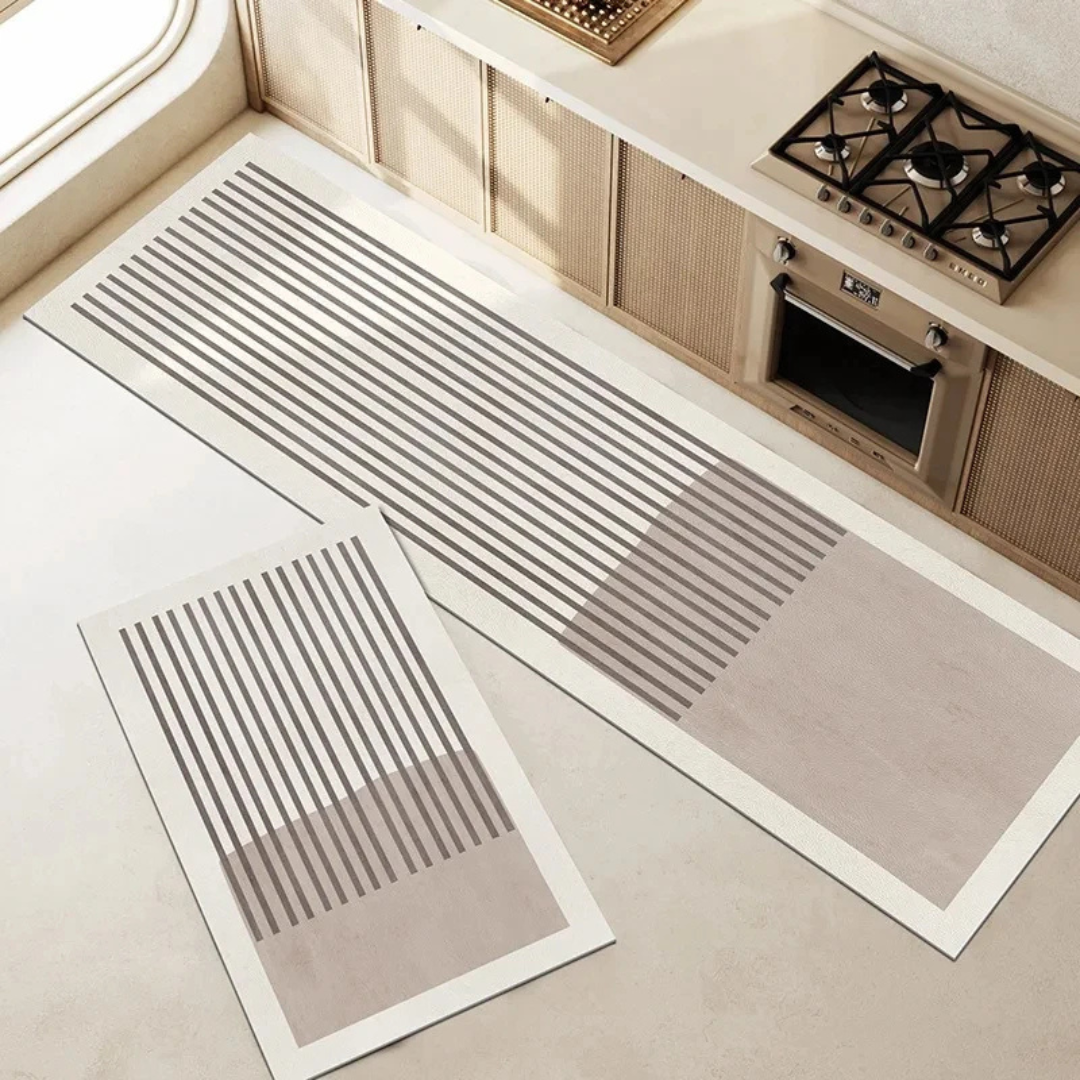 Tappeto Cucina Ultra Assorbente Antiscivolo Righe