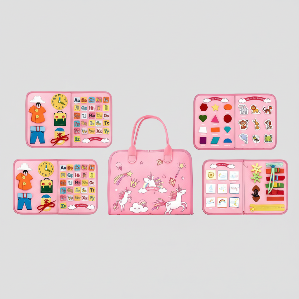Educational Montessori Sensory Board Children
