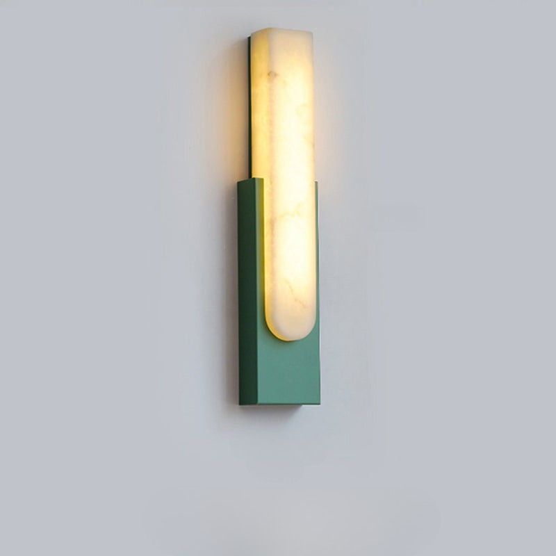 MarbleLuxe – Modern Marble LED Wall Lamp