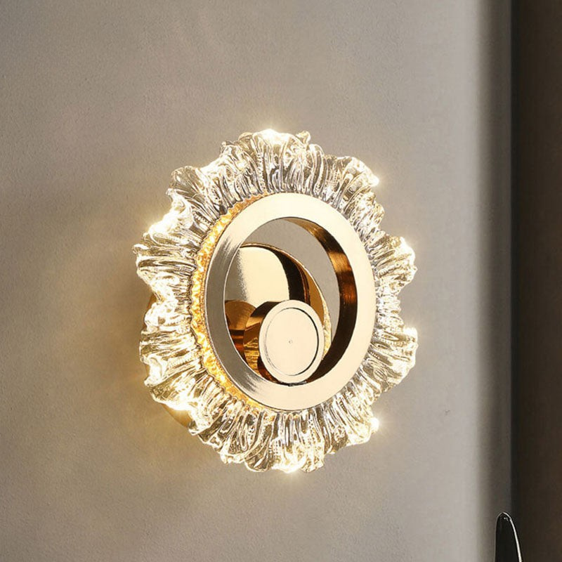 SunGlow – Lampada da parete LED dorata