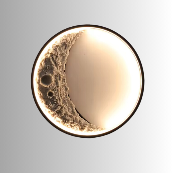 LunaGlow – Lámpara de pared lunar 3D para un ambiente mágico