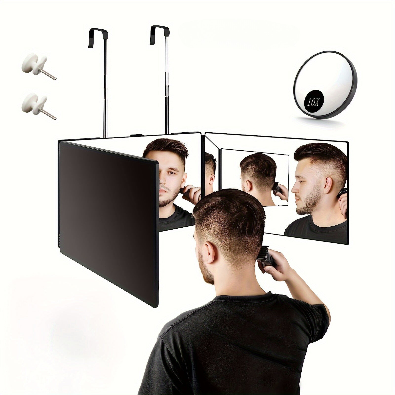 Specchio Auto - Specchi Interni Convessi, Accessori Regolabili per Retrovisori con Ampio Campo Visivo
