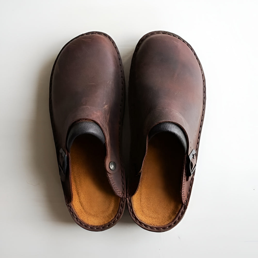 Men's Orthopedic Clogs Orthopedic Slippers Buckle Clogs