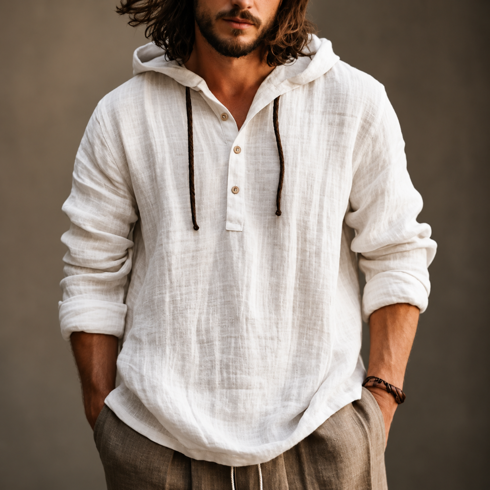 Men's Summer Hoodie Long Sleeves | Casual Sweatshirt