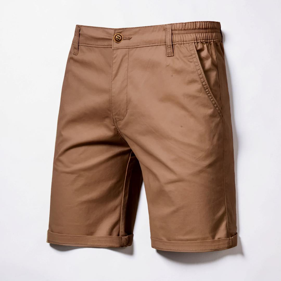 Men's Casual Elastic Chino Shorts | Summer Bermudas