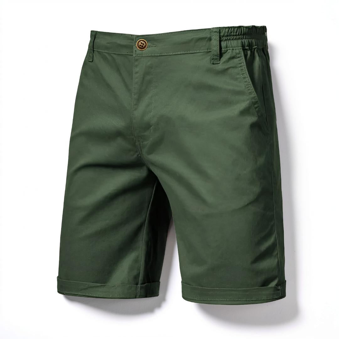 Men's Casual Elastic Chino Shorts | Summer Bermudas