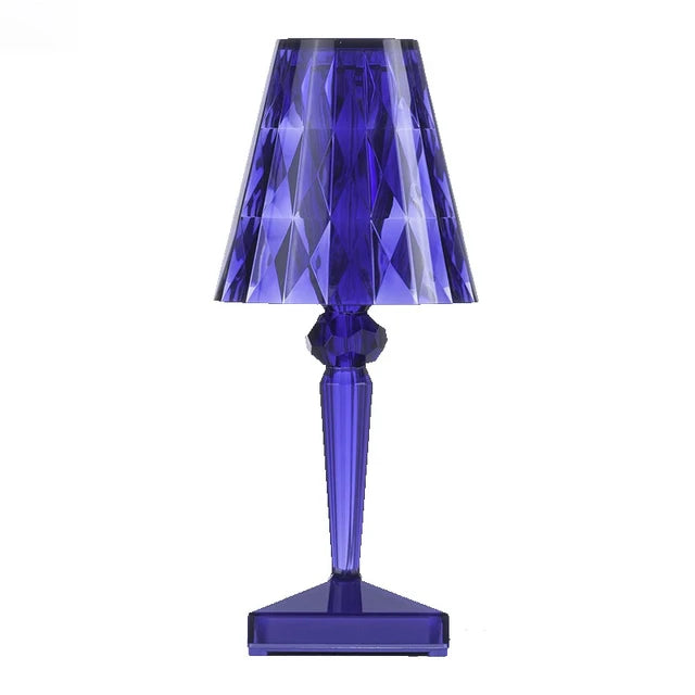 RadiantGem - Candeeiro de Mesa de Cristal LED