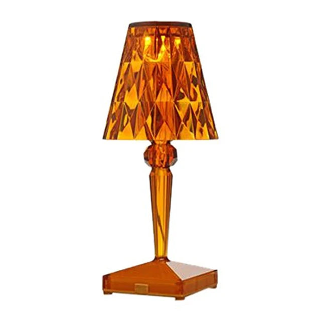RadiantGem - Candeeiro de Mesa de Cristal LED