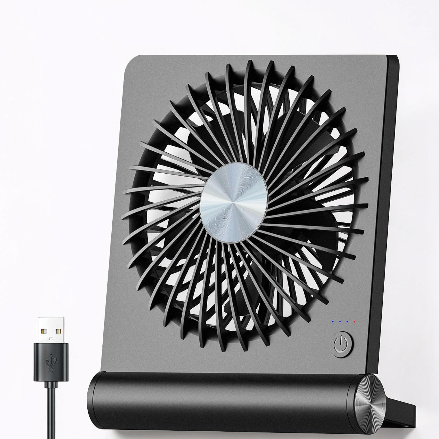 Ventilatore Box USB Tavolo Portatile Silenzioso Compatto Casa