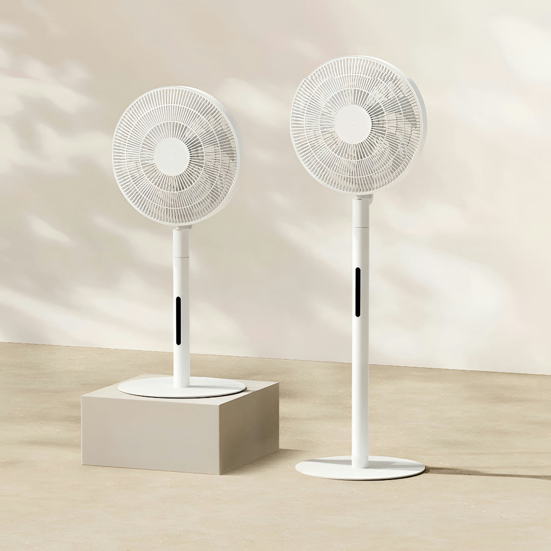 Ventilatore Piantana Silenzioso Ricaricabile Rotazione Regolabile
