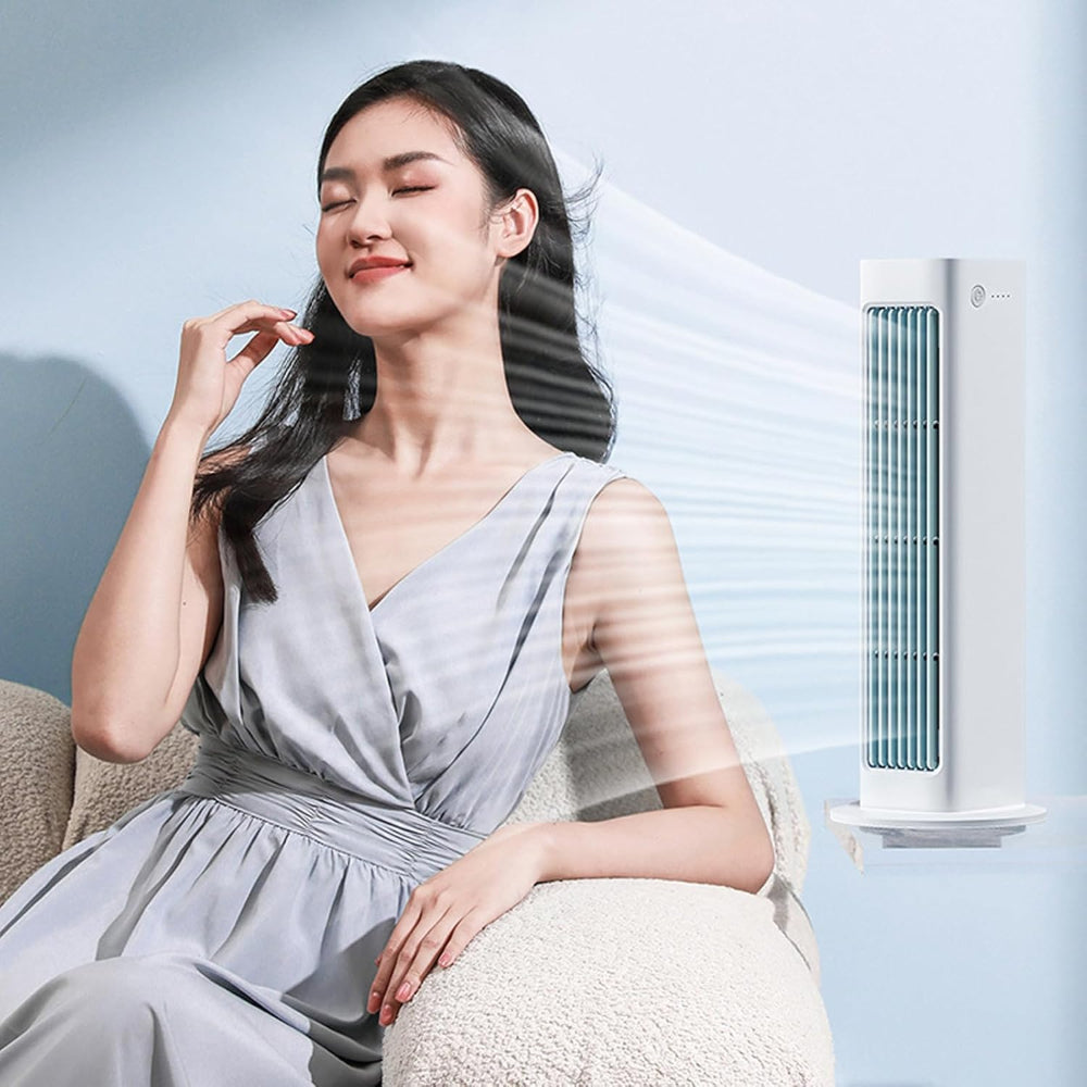 Ventilatore Torre Portatile Raffreddante Design Compatto