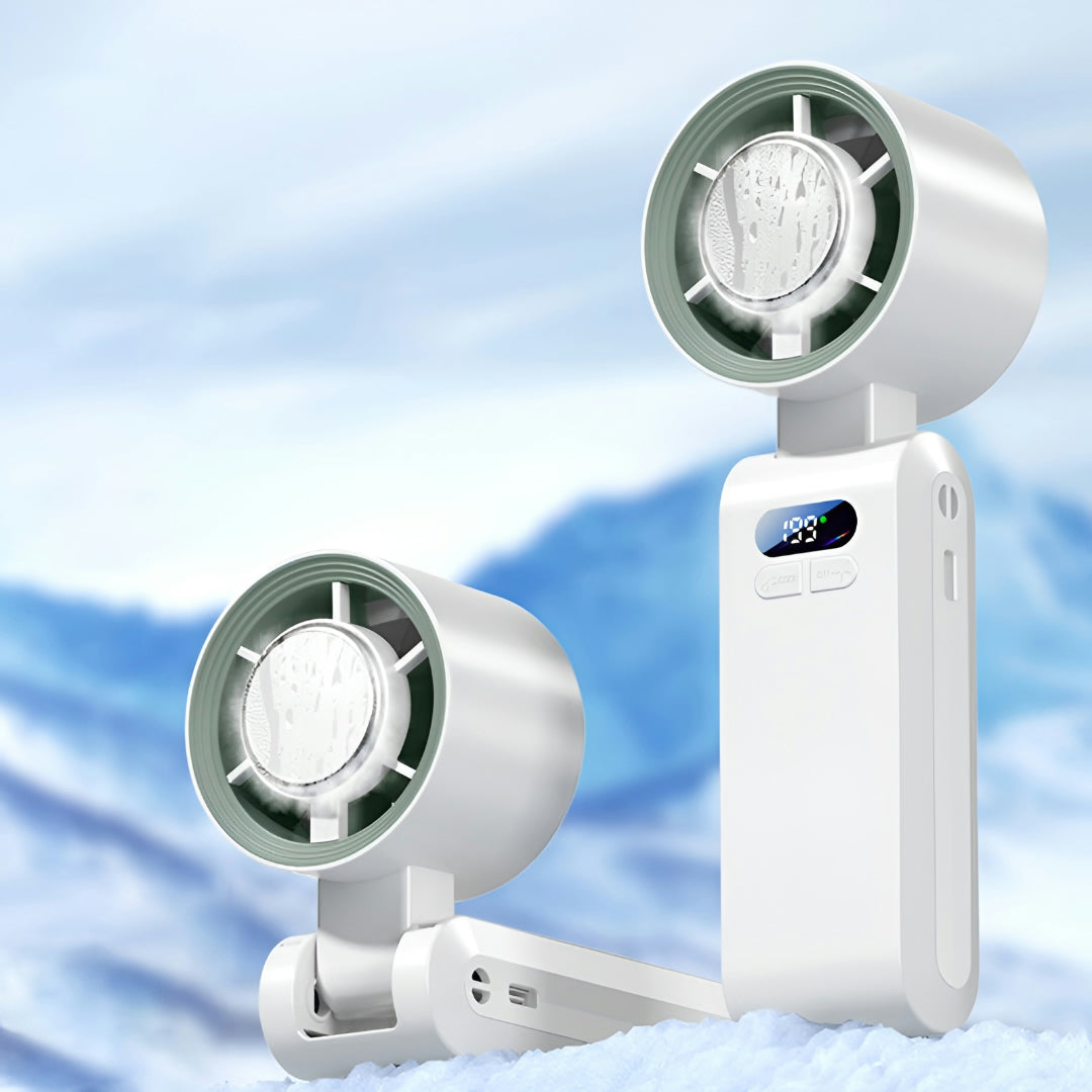 Portable Rechargeable Cooling Fan for Table and Neck