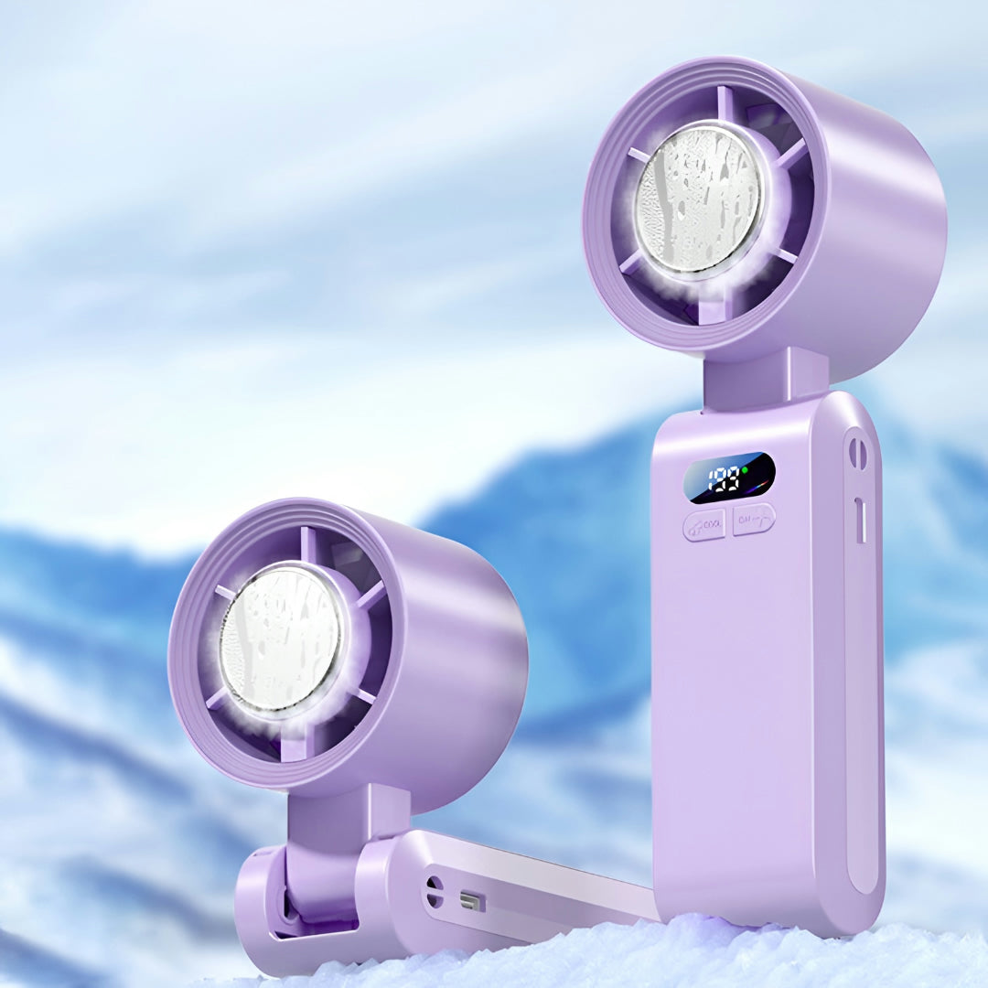 Portable Rechargeable Cooling Fan for Table and Neck