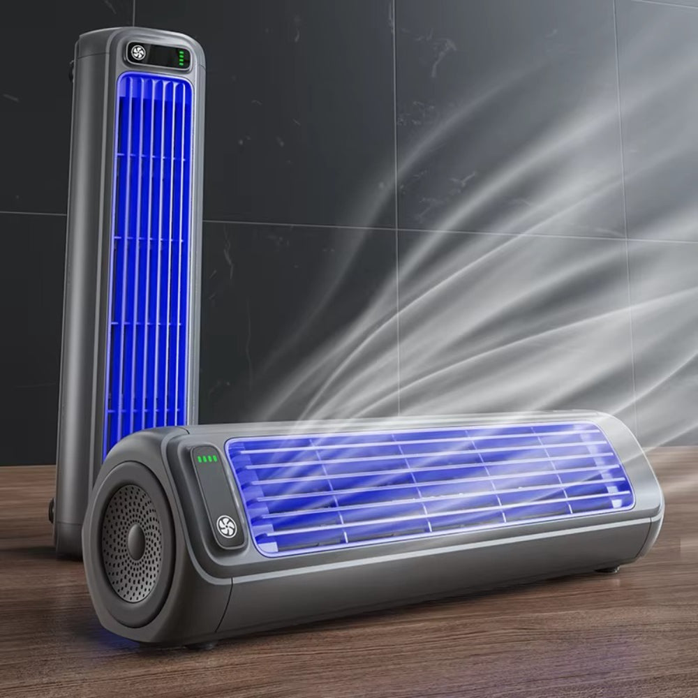 Ventilatore Portatile Scrivania Torre Ricaricabile Silenzioso