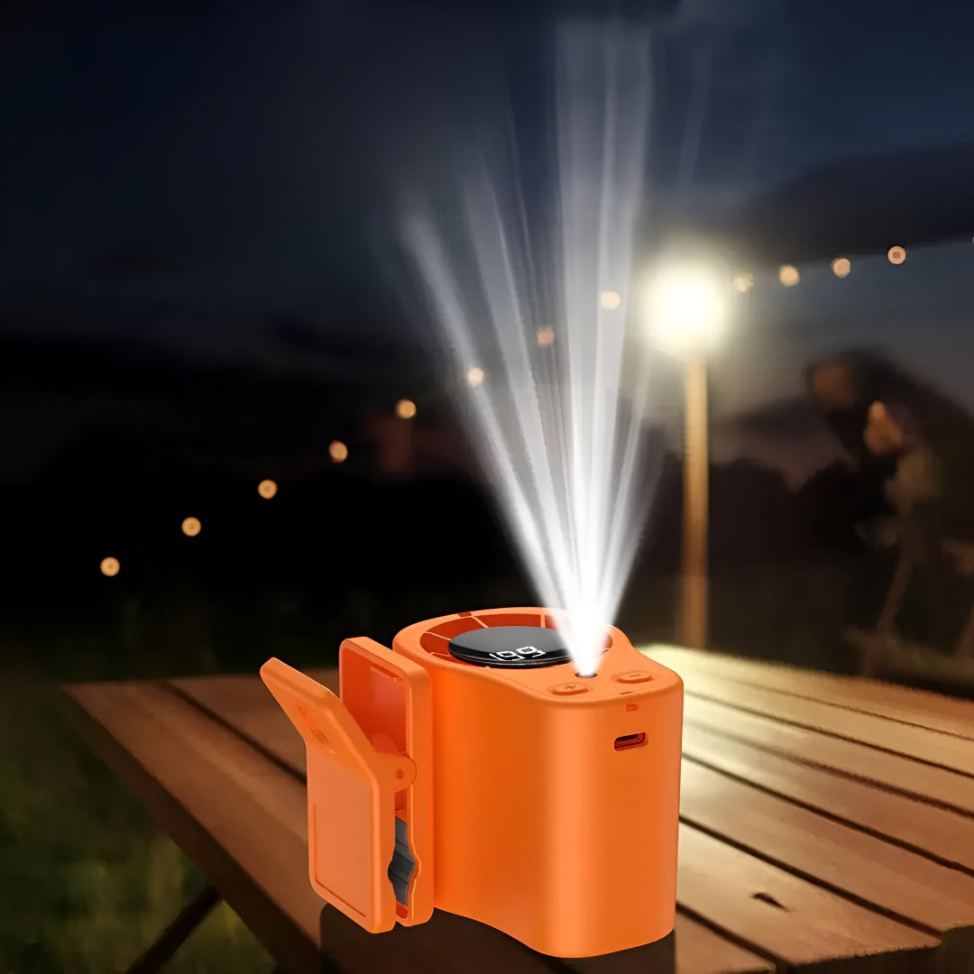 Ventilatore Portatile USB Clip Ricaricabile Auto