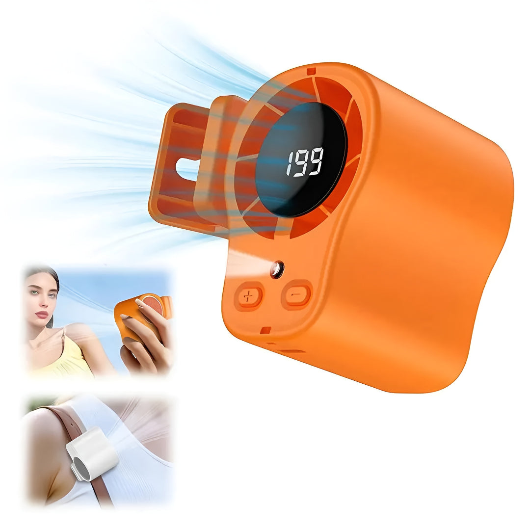 Ventilatore Portatile USB Clip Ricaricabile Auto