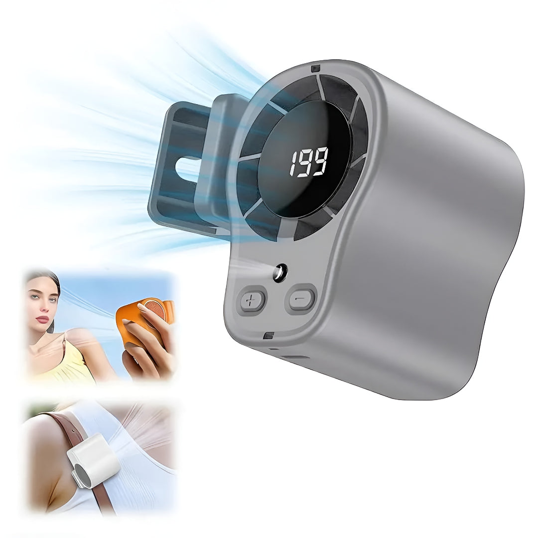Ventilatore Portatile USB Clip Ricaricabile Auto