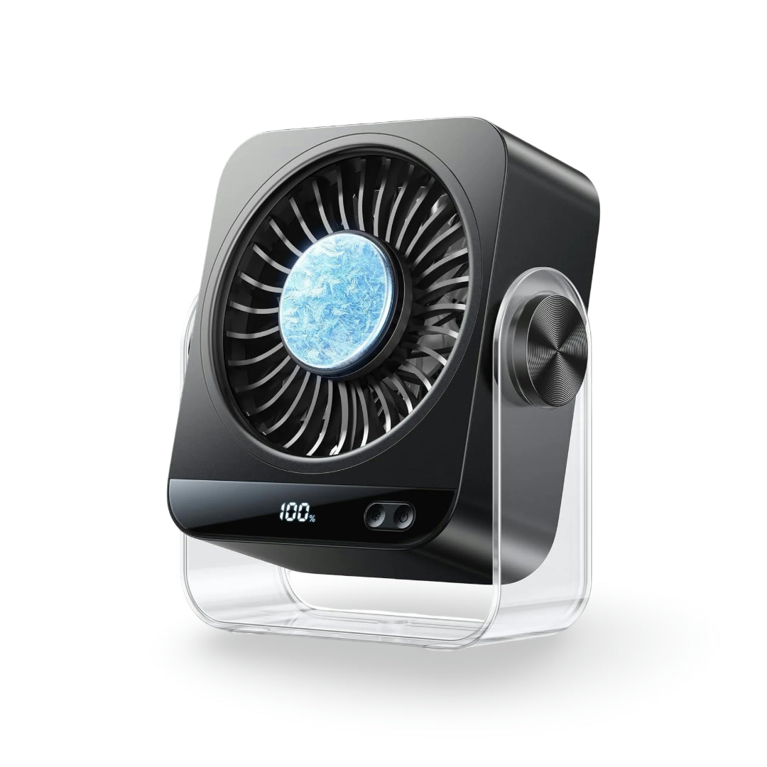 Ventilatore Scrivania Raffreddamento USB Display Digitale