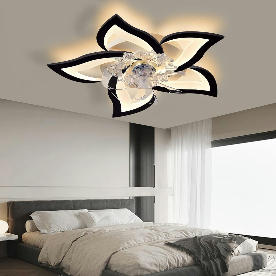 Ventilatore Soffitto Lampadario LED Telecomando Dimmerabile