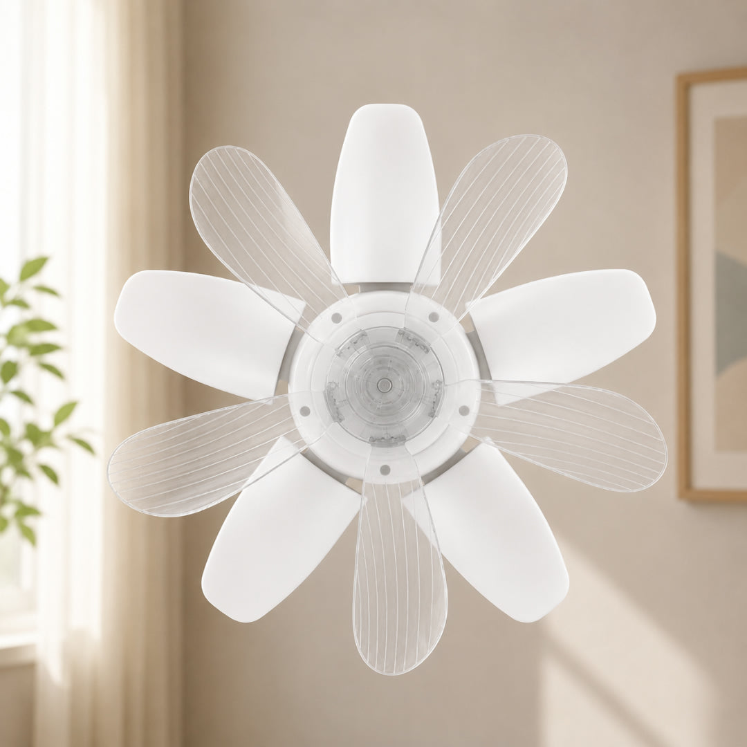 Ceiling Fan Cooling LED Light Remote Control