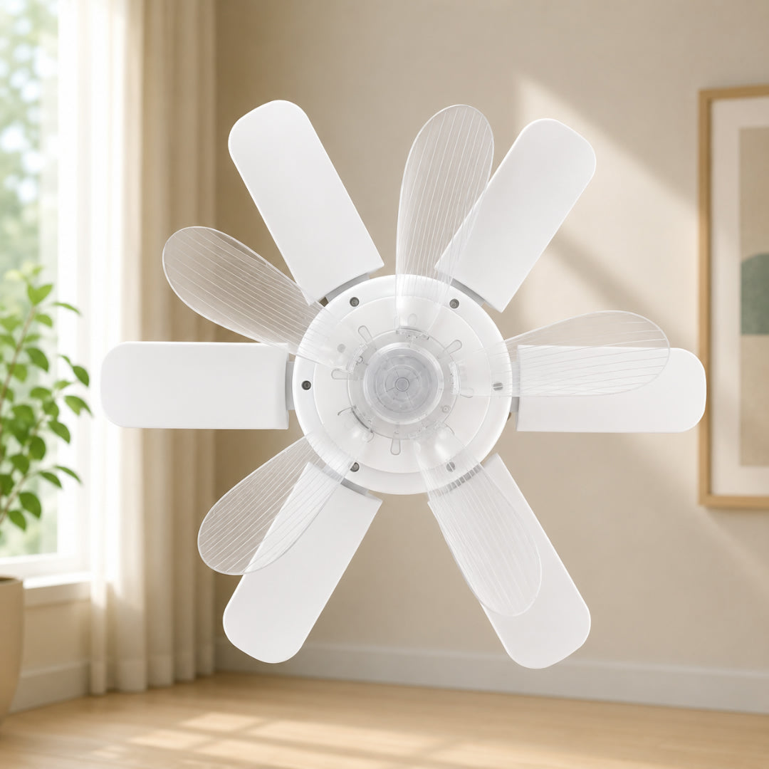 Ceiling Fan Cooling LED Light Remote Control