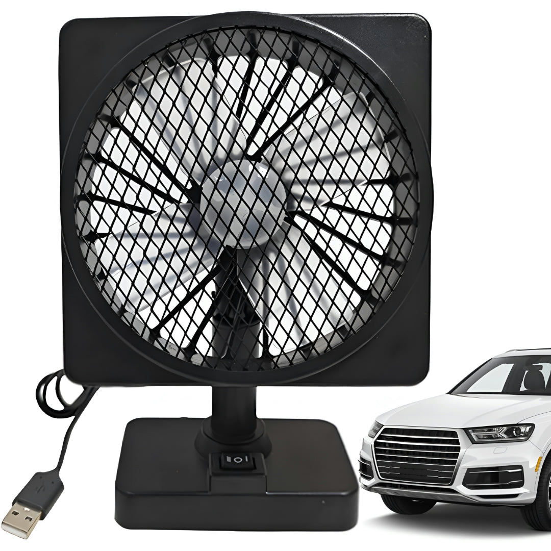 Ventilatore da Tavolo Portatile USB per Auto con Rotazione a 360° Silenzioso