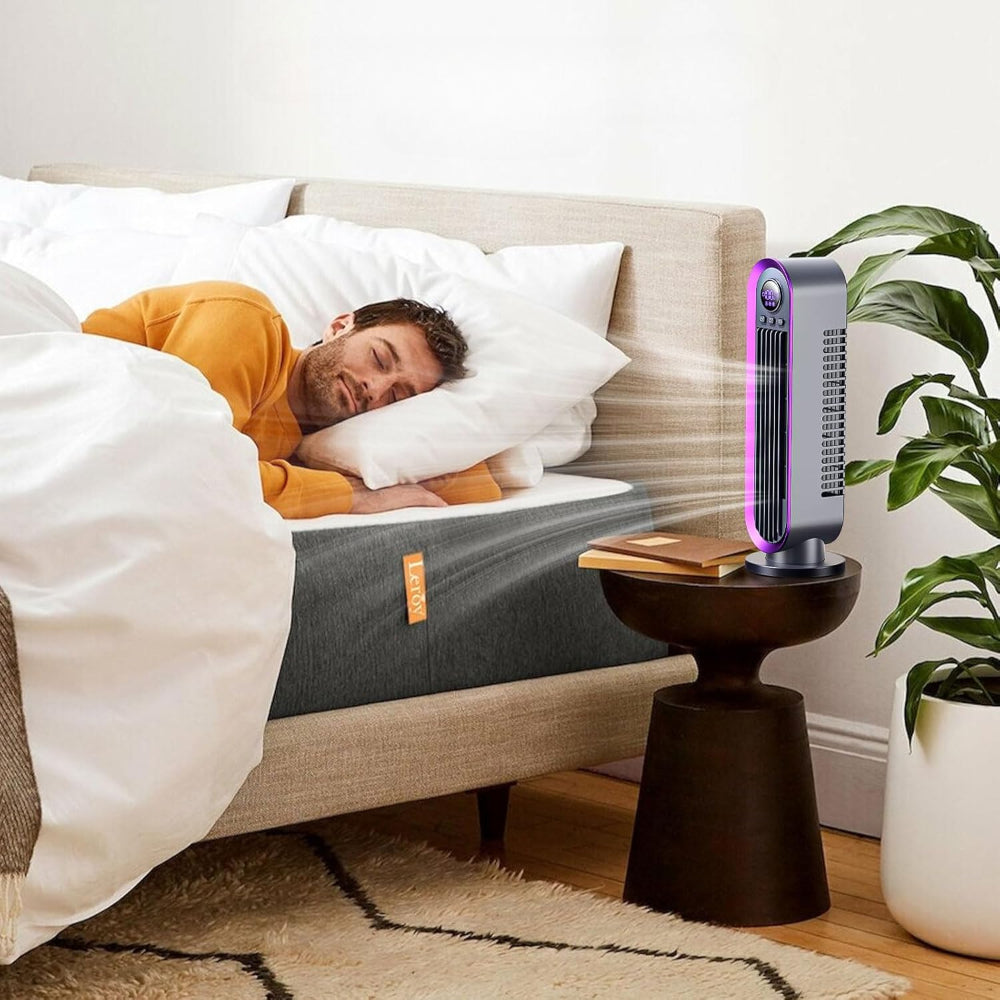 Portable Silent Tower Fan Compact for Home Office