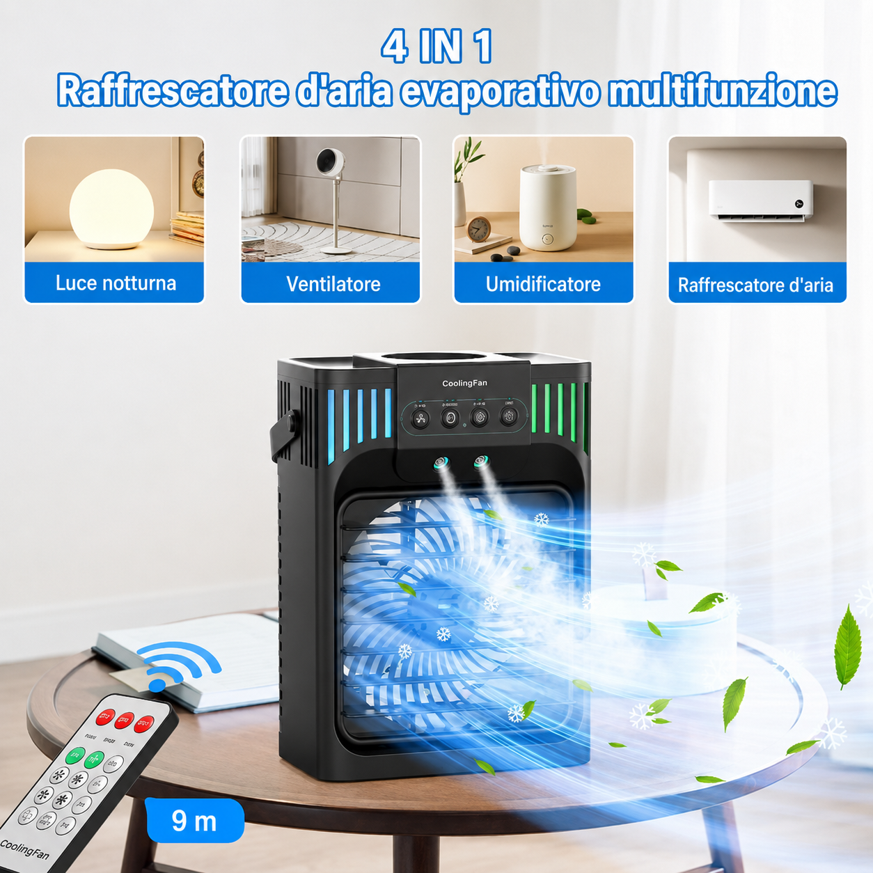 Mini Portable Fan Air Conditioner USB Portable Fan