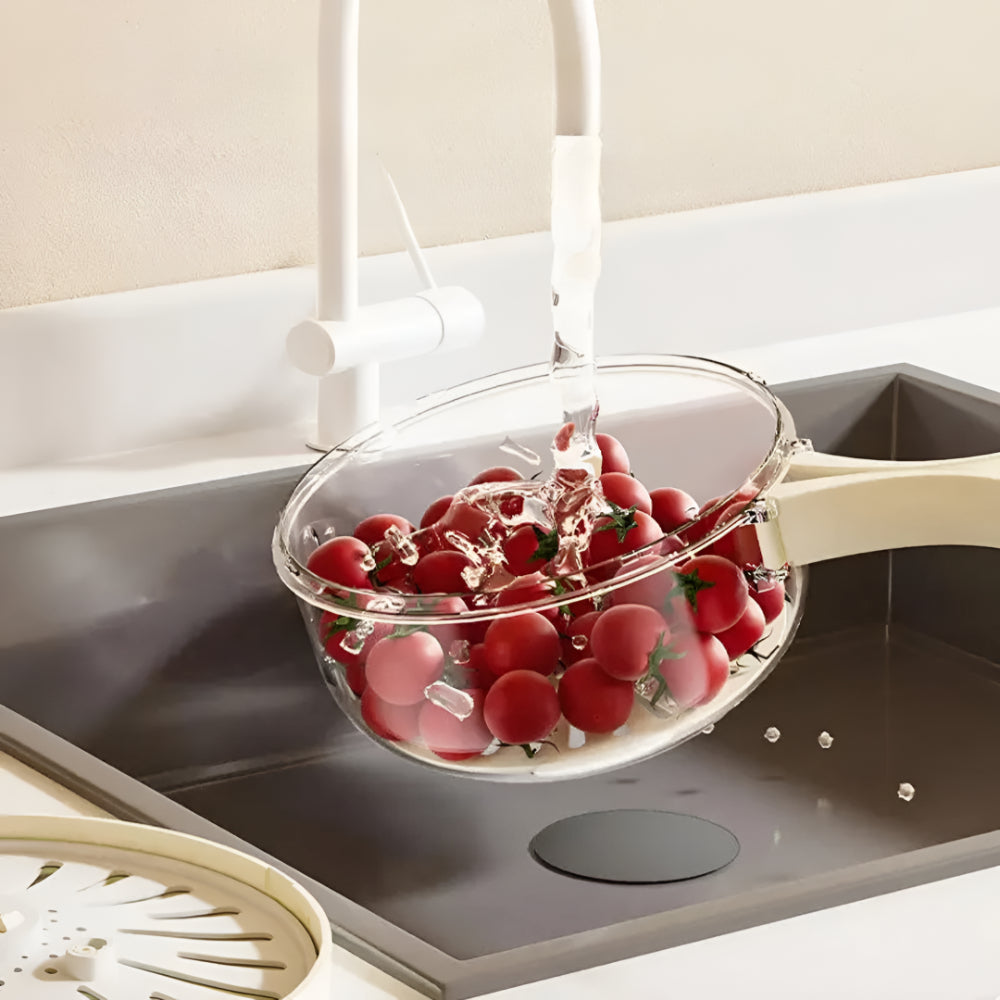 Kitchen Bowl Colander Fruit Vegetable Strainer Storage