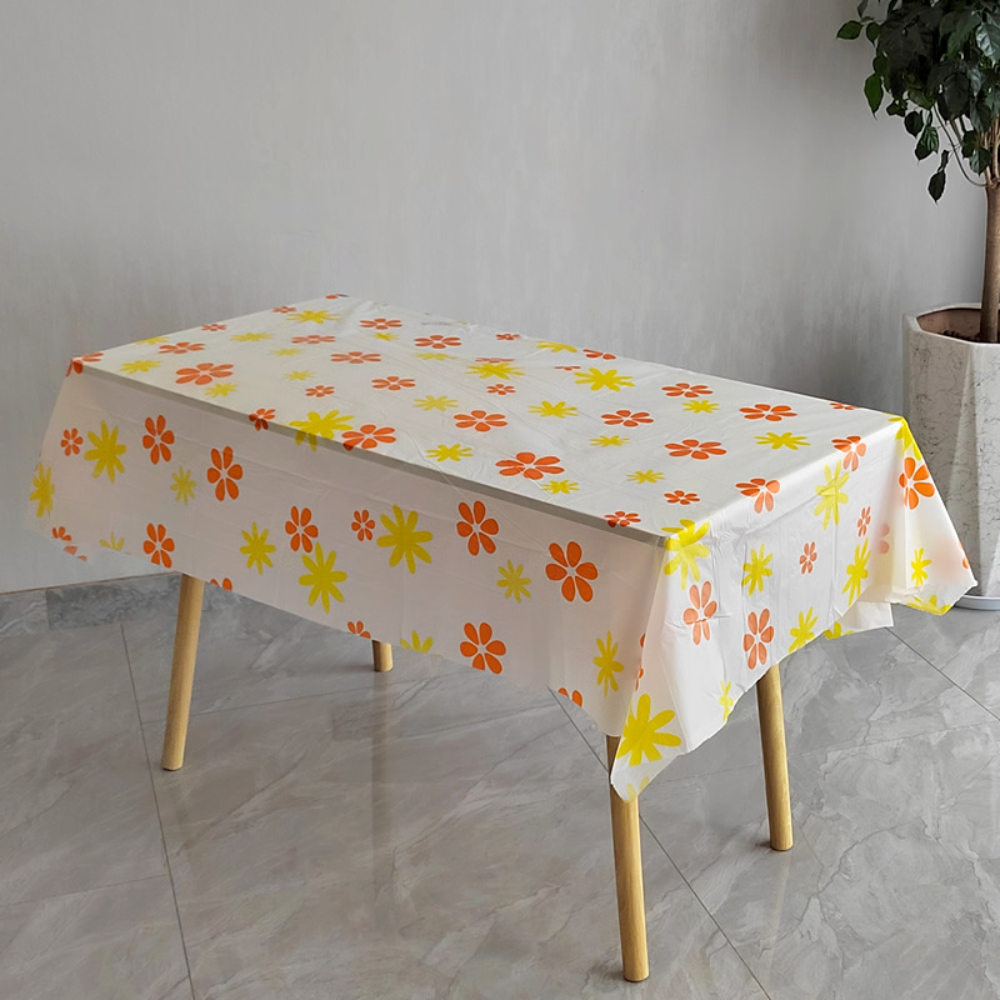 Available 10 Colors Disposable Tablecloth Parties Events