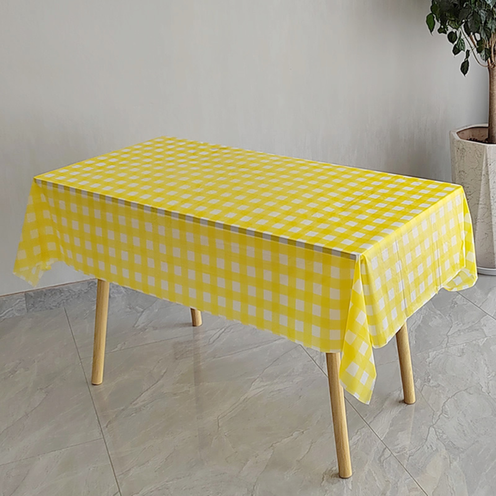 Available 10 Colors Disposable Tablecloth Parties Events