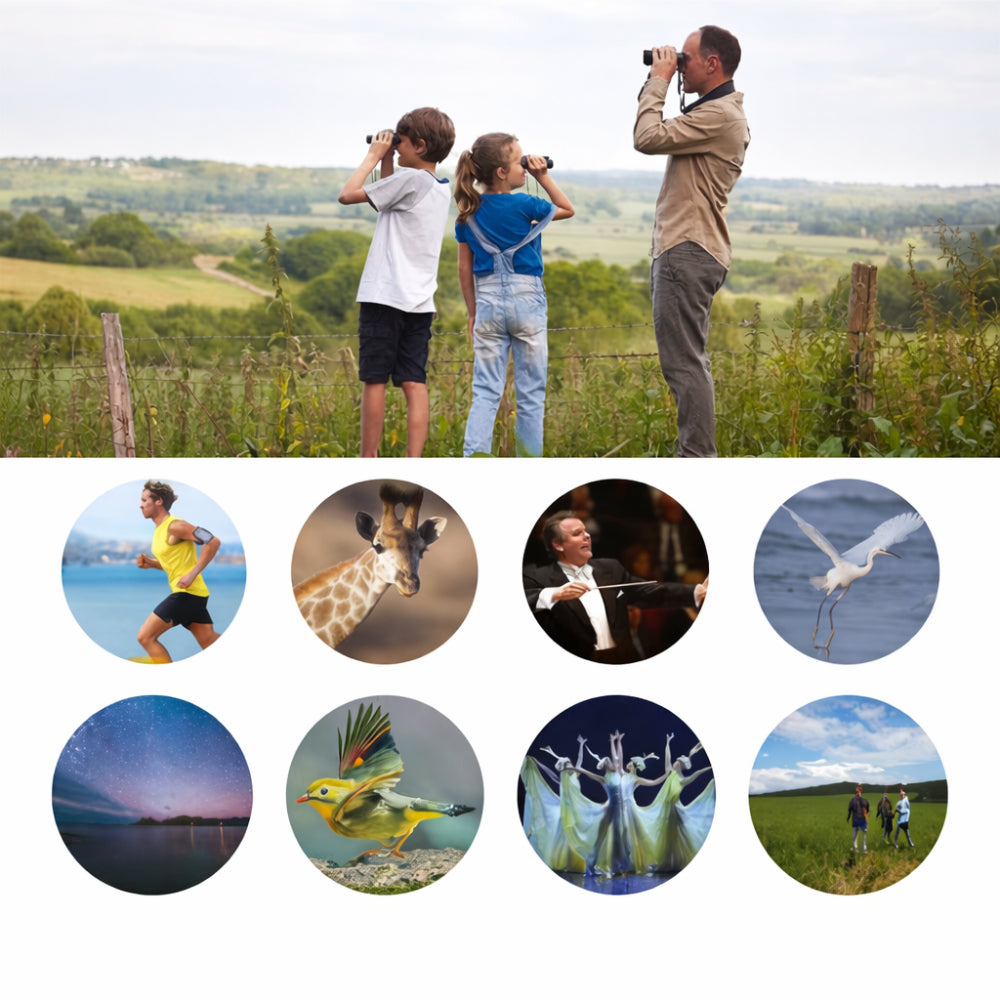 Binocolo Compatto Escursionismo Outdoor Birdwatching Viaggi