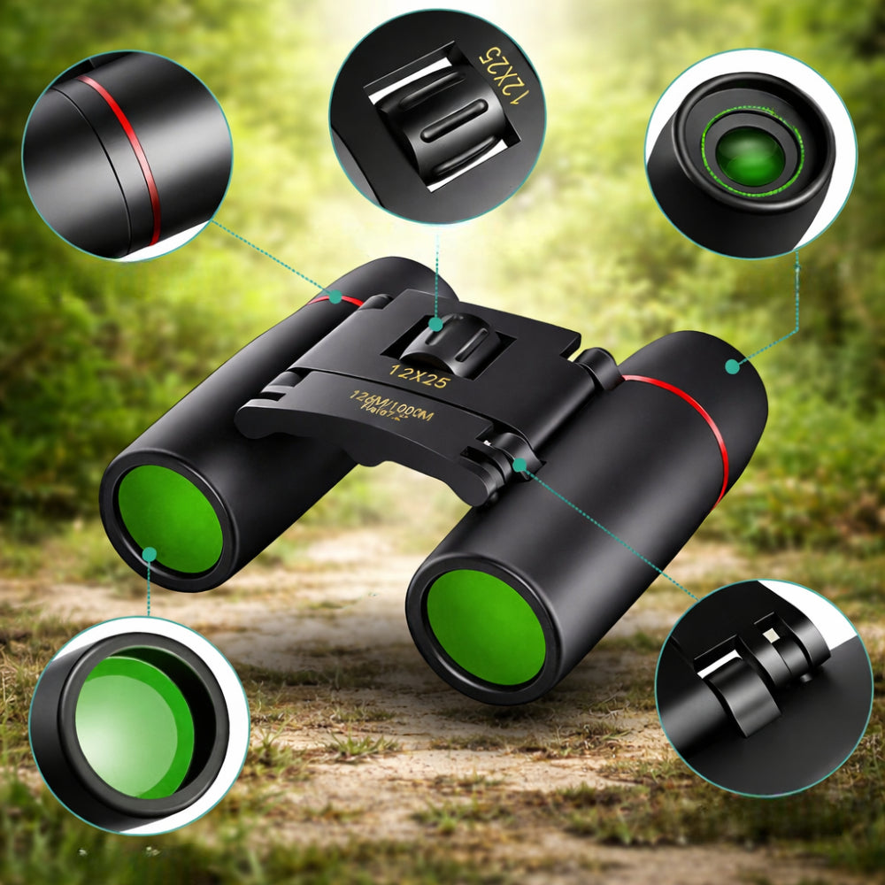 Binocolo Compatto Escursionismo Outdoor Birdwatching Viaggi