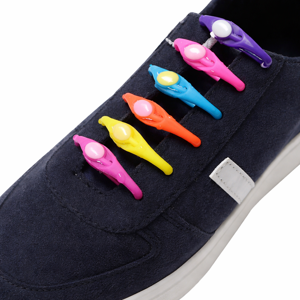 Elastic Silicone Shoelaces Comfortable Shoes