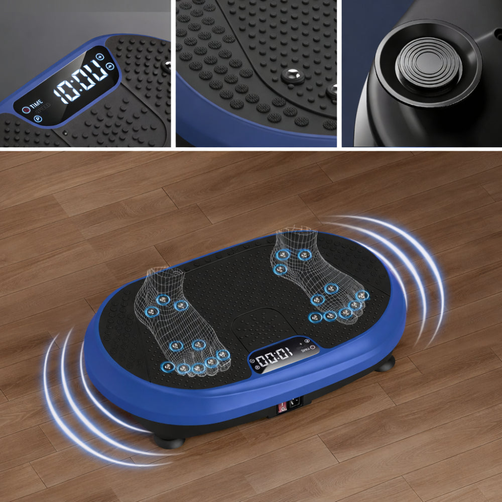 Piastra Vibrante Fitness con Bande di Resistenza per Allenamento