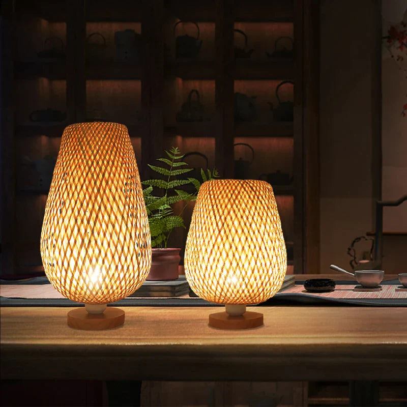 BambooElegance - Lampade in Bambù Vintage