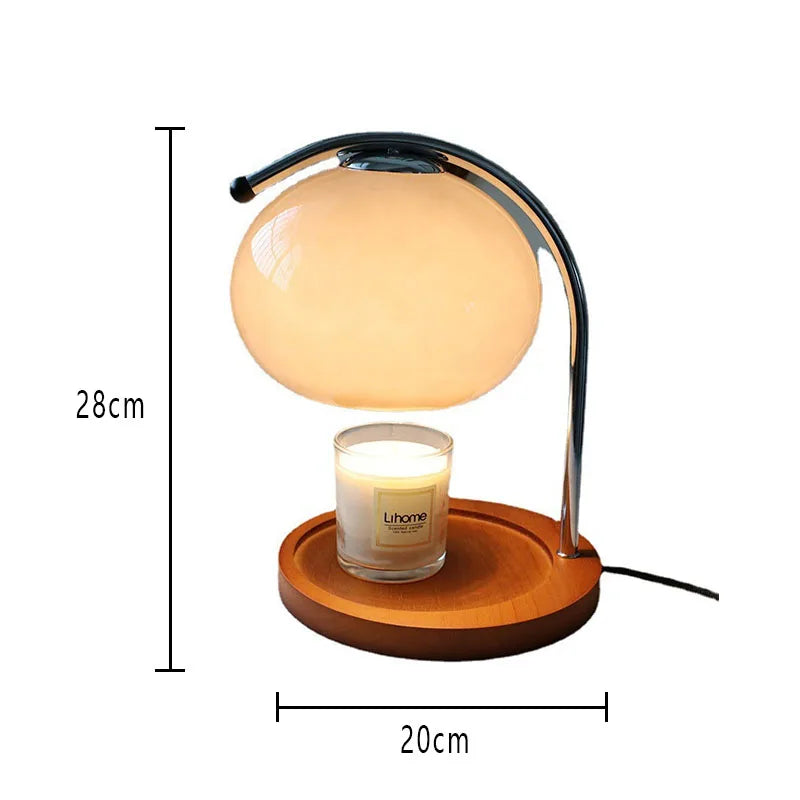 RetroGlaze - Vintage Table Lamp with Handmade Glaze Finish