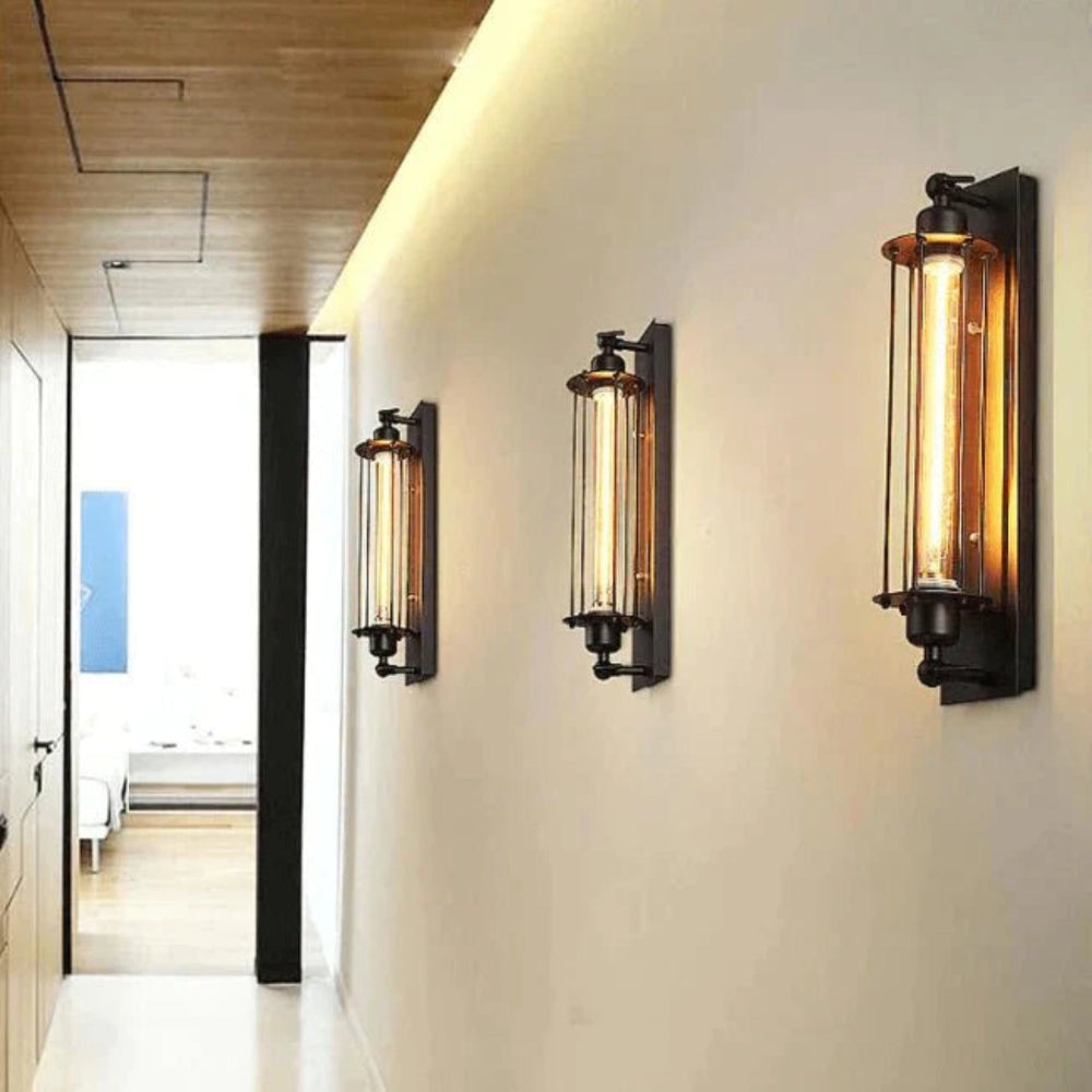 Vintage Industrial LED Wall Lamp Atmospheric Interior Lighting