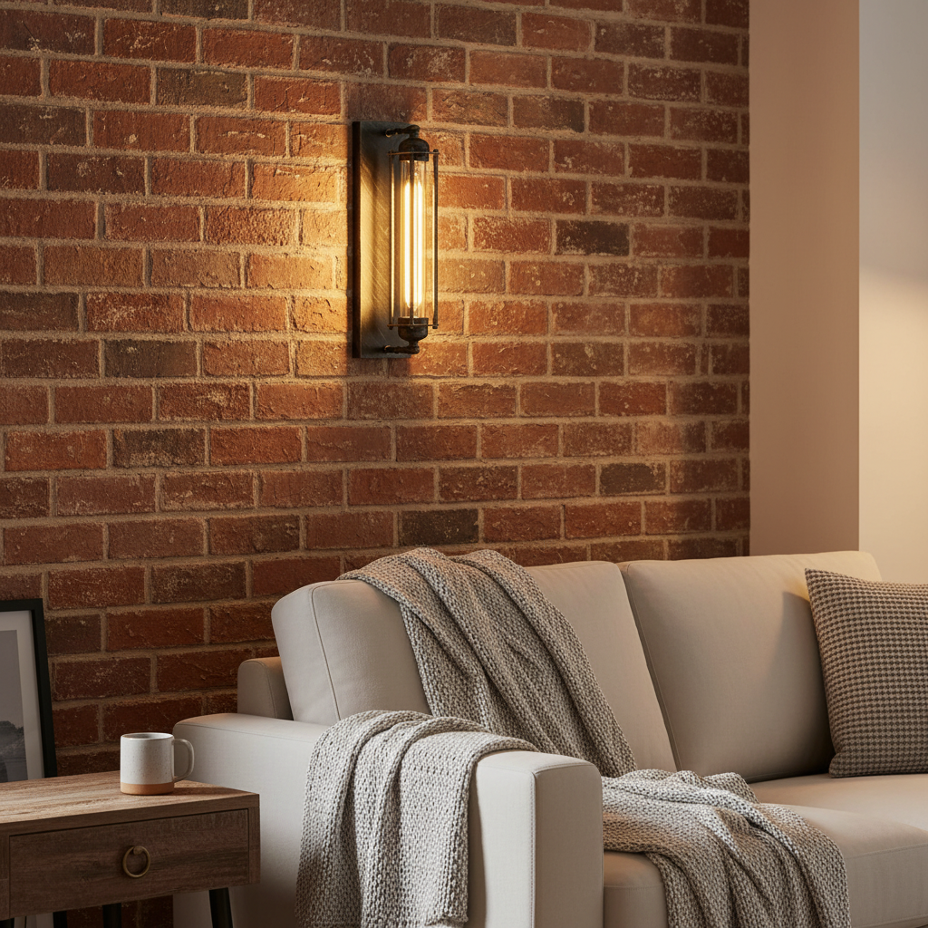 Vintage Industrial LED Wall Lamp Atmospheric Interior Lighting