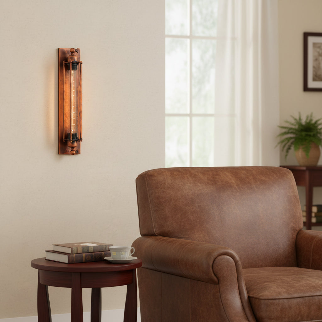 Arandela LED Industrial Vintage Metal Interior