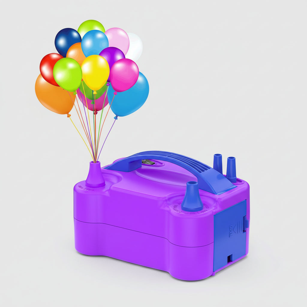 Electric Double Nozzle Balloon Pump Fast Party Decoration