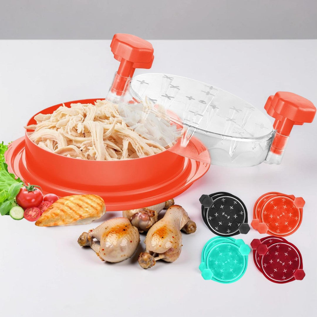 Tritacarne Manuale Antiscivolo Plastica Trasparente