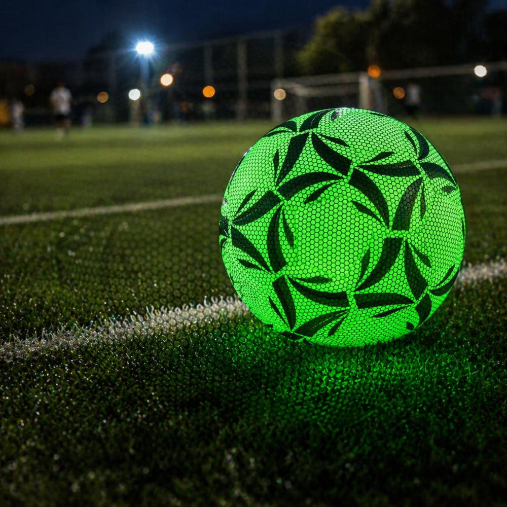 Pallone da calcio Coppa del Mondo Pallone Luminoso Glow Dark Allenamento Notturno