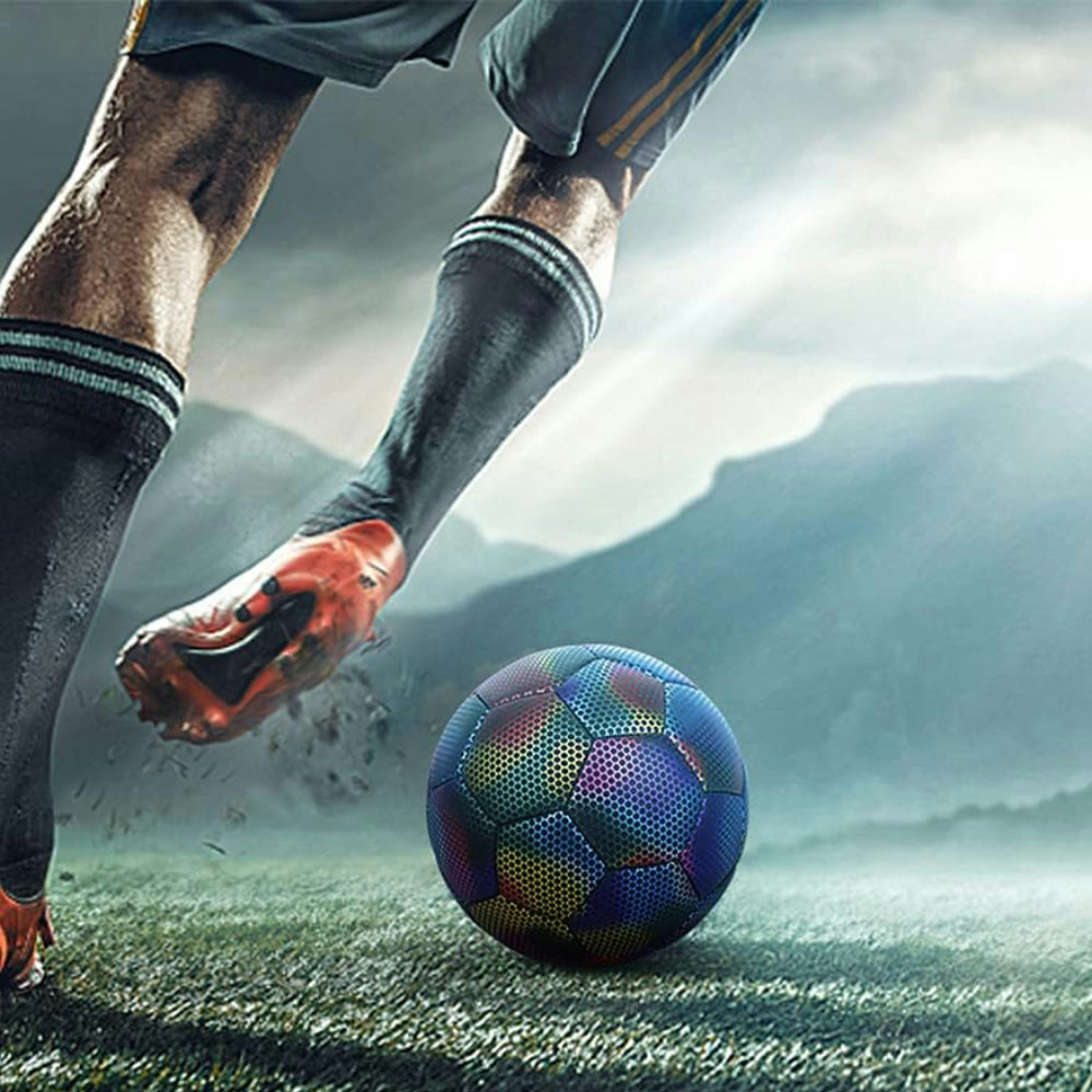 Voetbal WK Bal Reflecterende Bal Glow Nacht Training